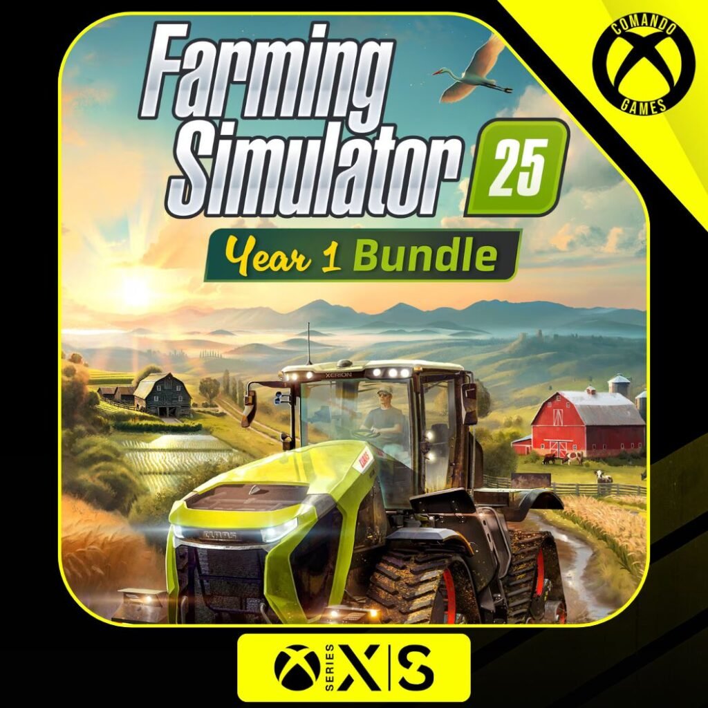 Sim Farm Xbox Farming Simulator 25 Year 1 Bundle – Xbox Series S/X – Comando Games