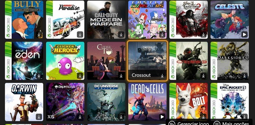 Combo com 140 Jogos – Xbox One e Xbox Series S/X – Comando Games