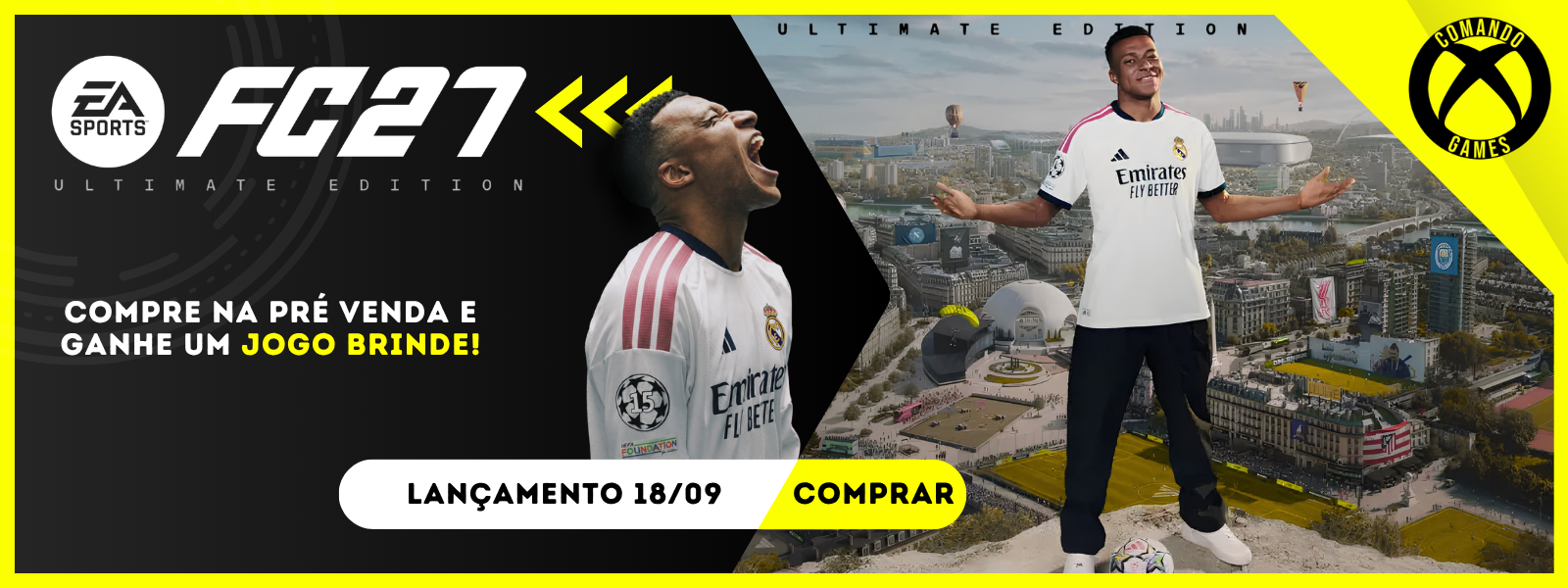 banner comando games FC 27 1809
